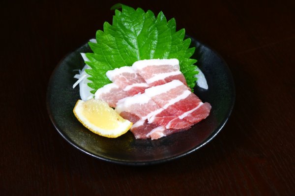 画像1: さしみーと豚バラ肉生ハム　4kg入り (1)