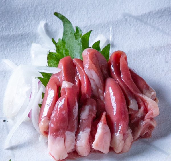 画像2: さしみーと鶏心臓ハム　５食入り　 (2)